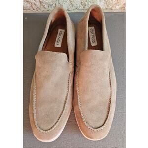 Steve Madden Slip on  Beige /Tan  Loafers/Shoes Womens Sz 10.5, New